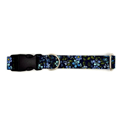 Blue Blossom Dog Collar