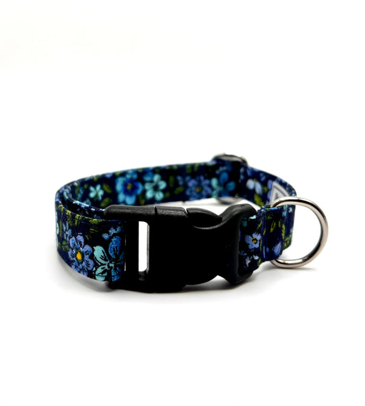 Blue Blossom Dog Collar