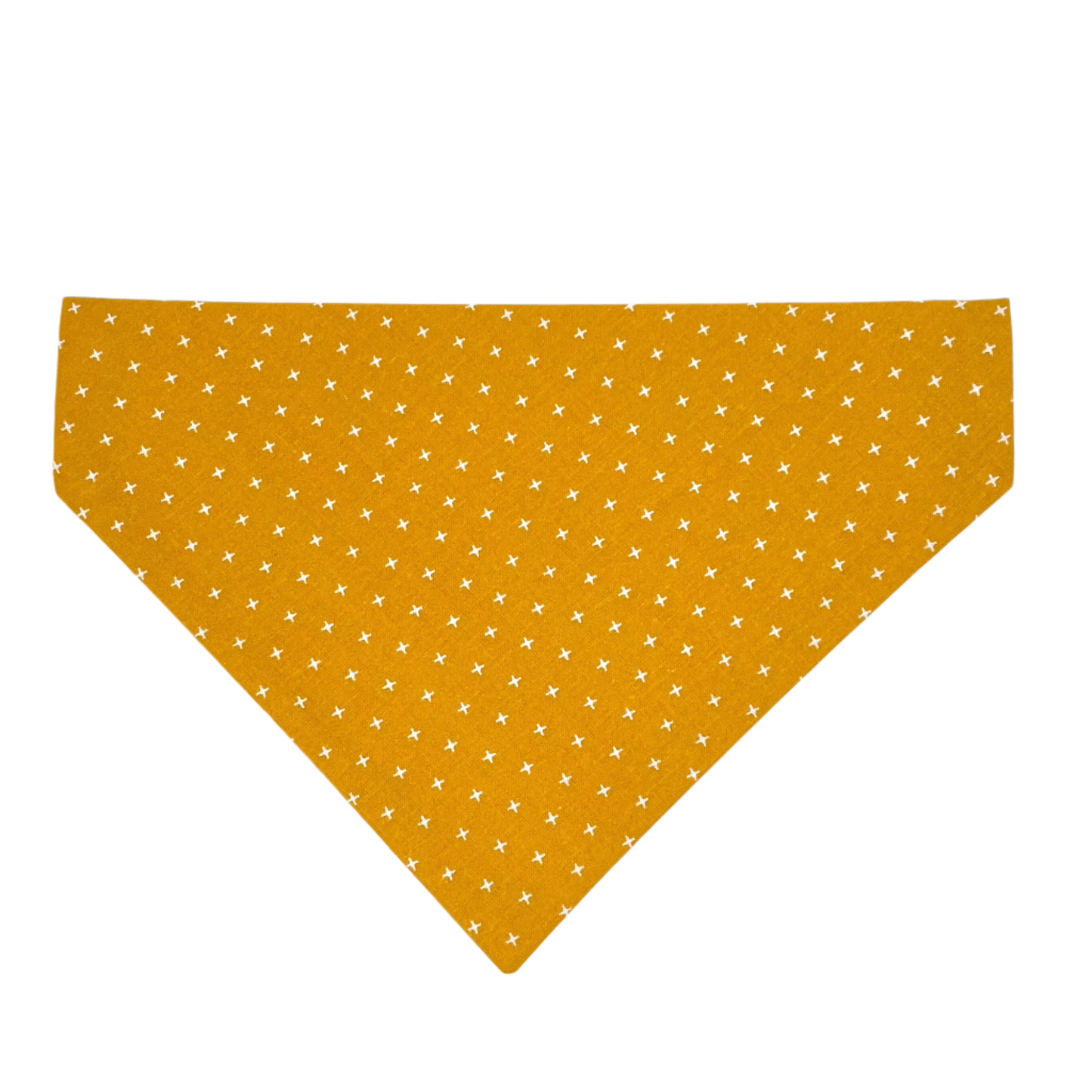 Yellow Plus Over the Collar Dog Bandana