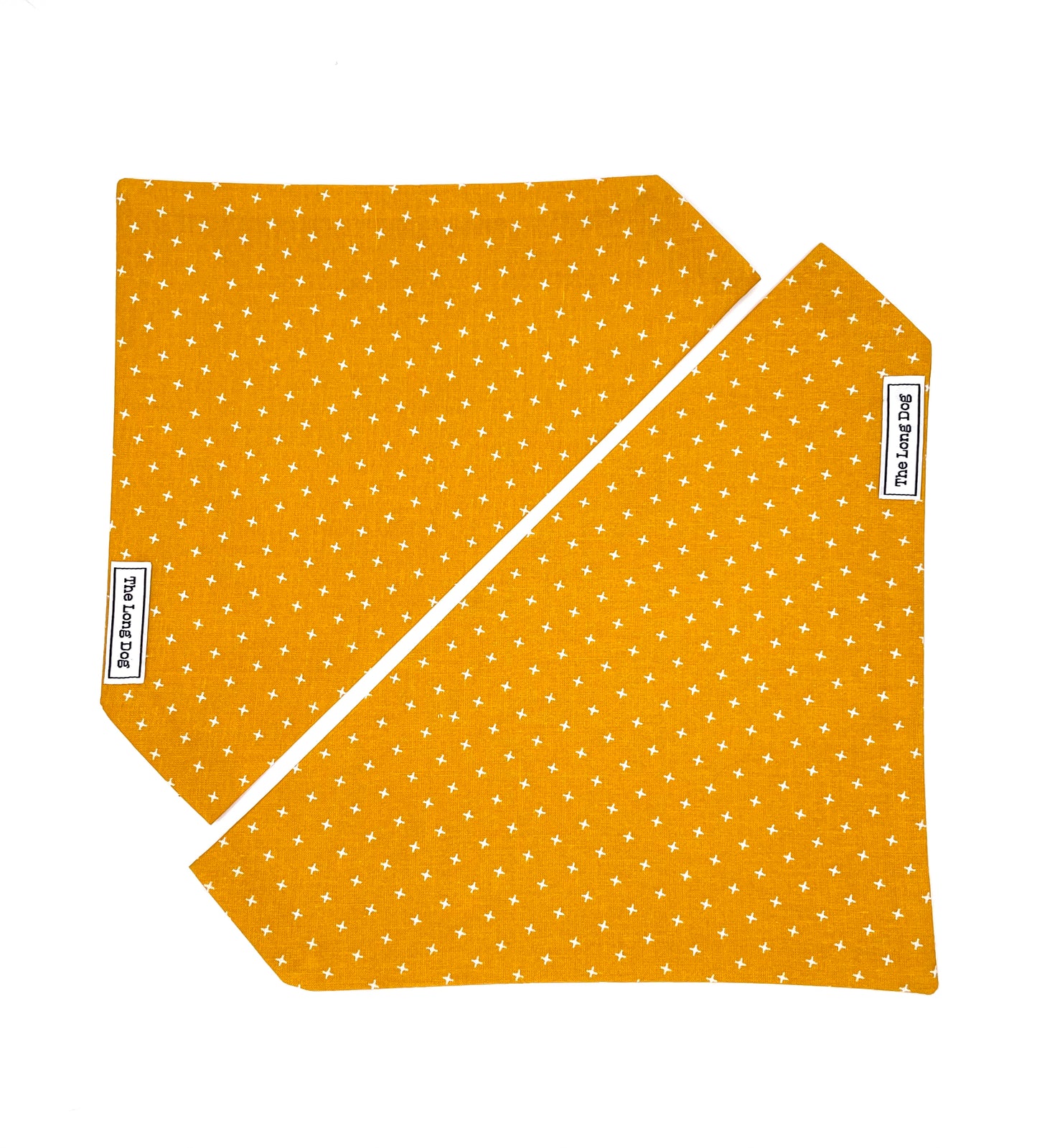 Yellow Plus Over the Collar Dog Bandana