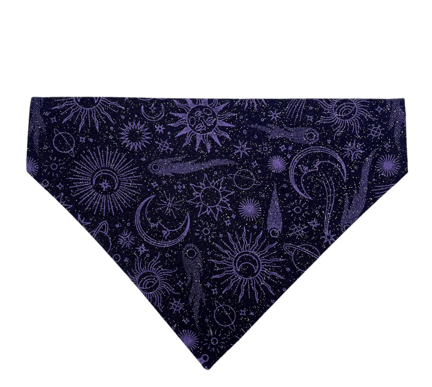 Twilight Over the Collar Dog Bandana - GLITTER!