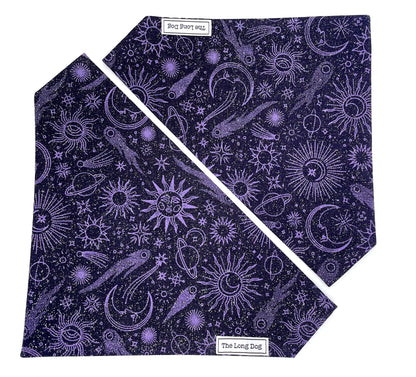 Twilight Over the Collar Dog Bandana - GLITTER!