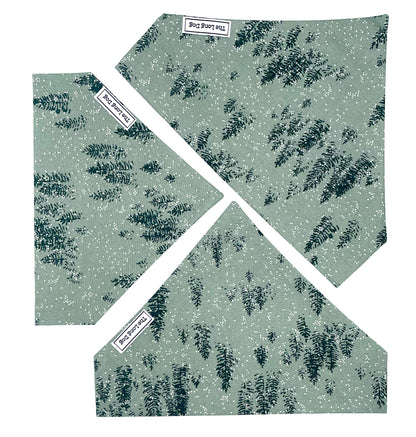 Winter Evergreen Over the Collar Bandana