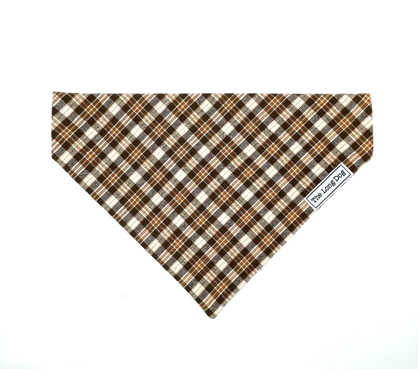 Log Cabin Plaid Over the Collar Bandana