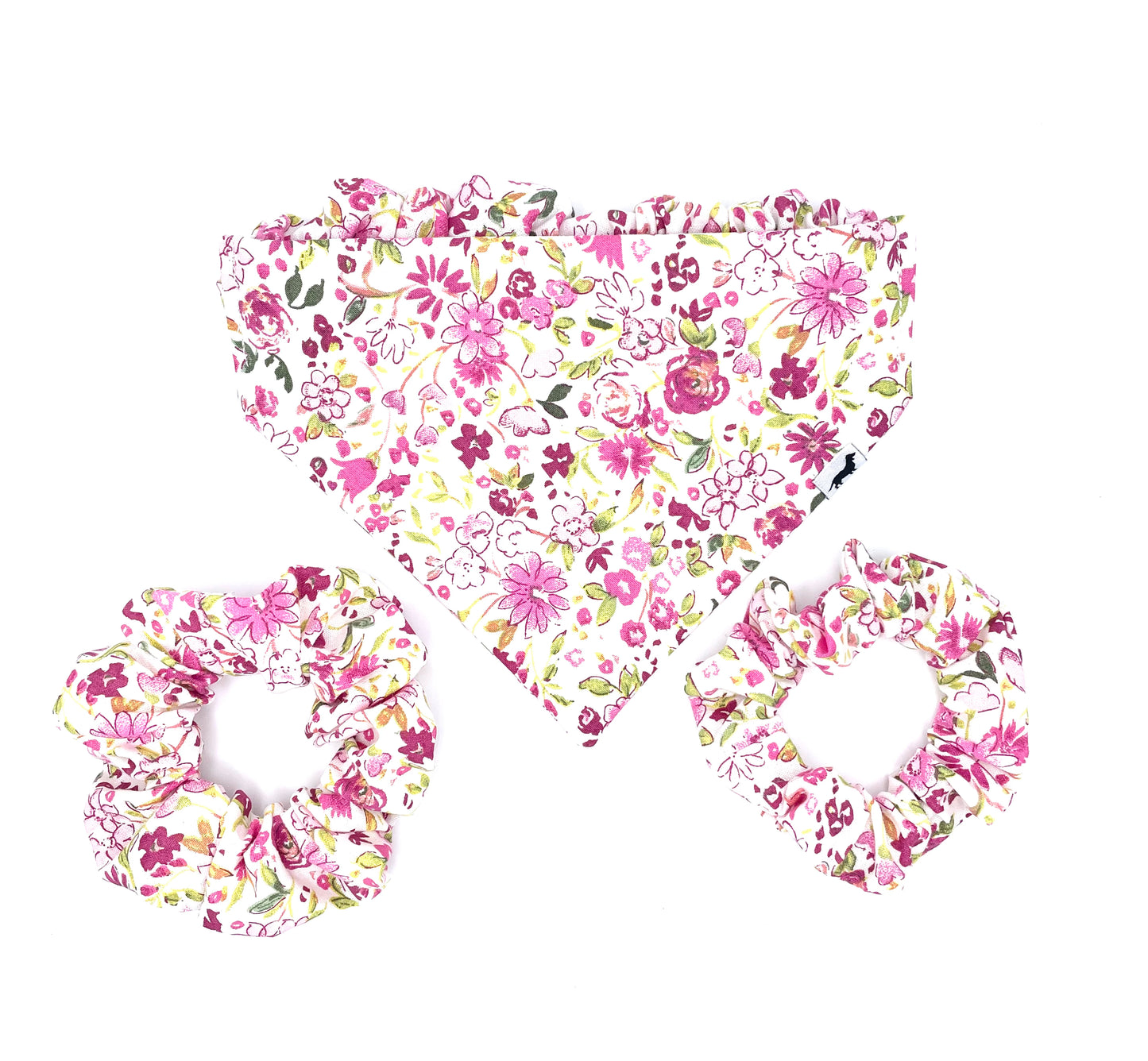 Sweet Pea Scrunchie Bandana