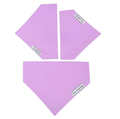 Lilac Over the Collar Bandana