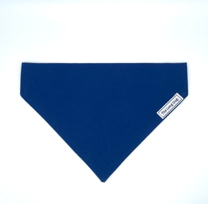 Navy Over the Collar Bandana