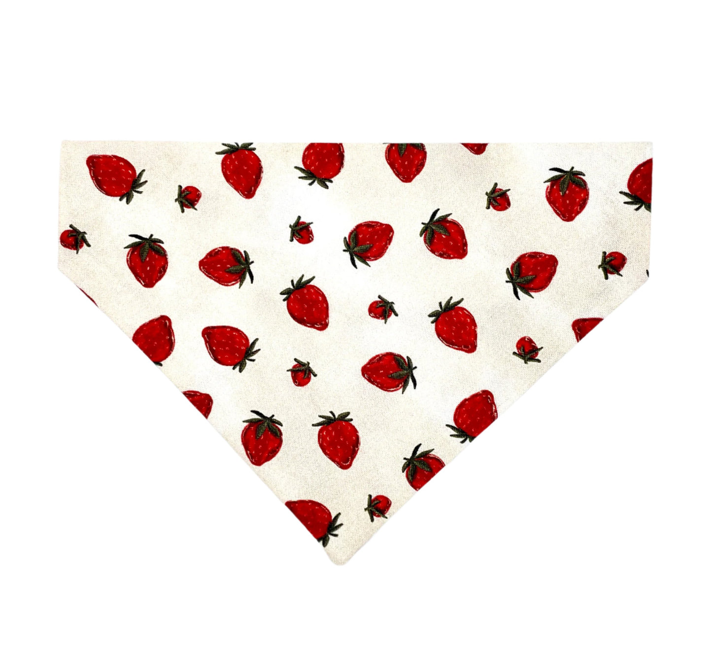 Strawberry Patch Over the Collar Dog Bandana